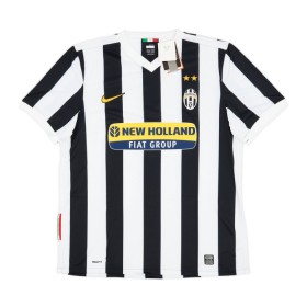 Jalkapallo Peliasut Juventus 2009-10 Retro Koti Pelipaita Lyhythihainen